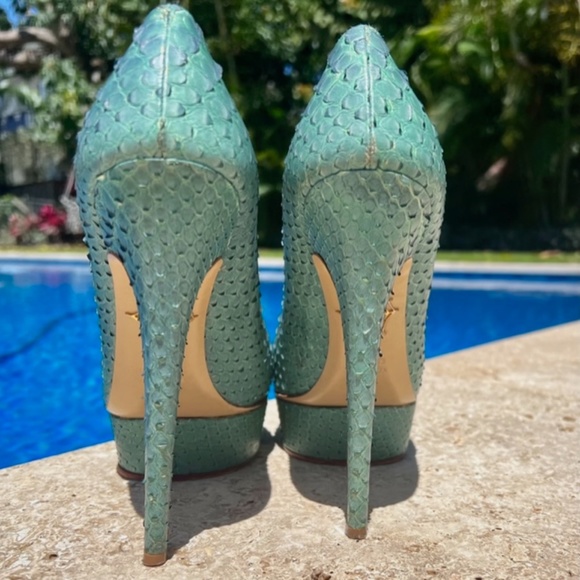 Charlotte Olympia Python Heels - Picture 9 of 15